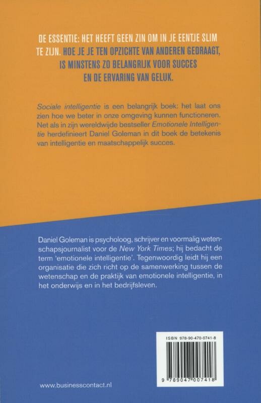 Sociale intelligentie achterkant