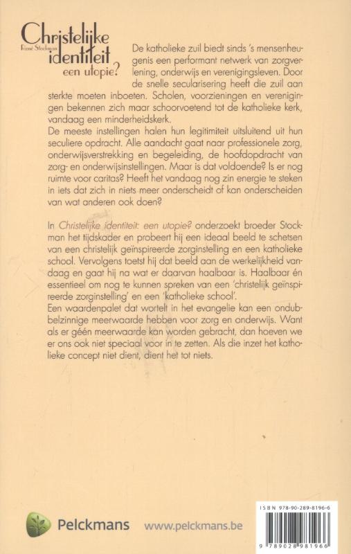 Christelijke identiteit: een utopie? achterkant