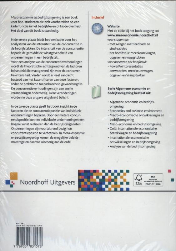 Meso economie en bedrijfsomgeving achterkant