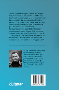 De klap / novelle achterkant