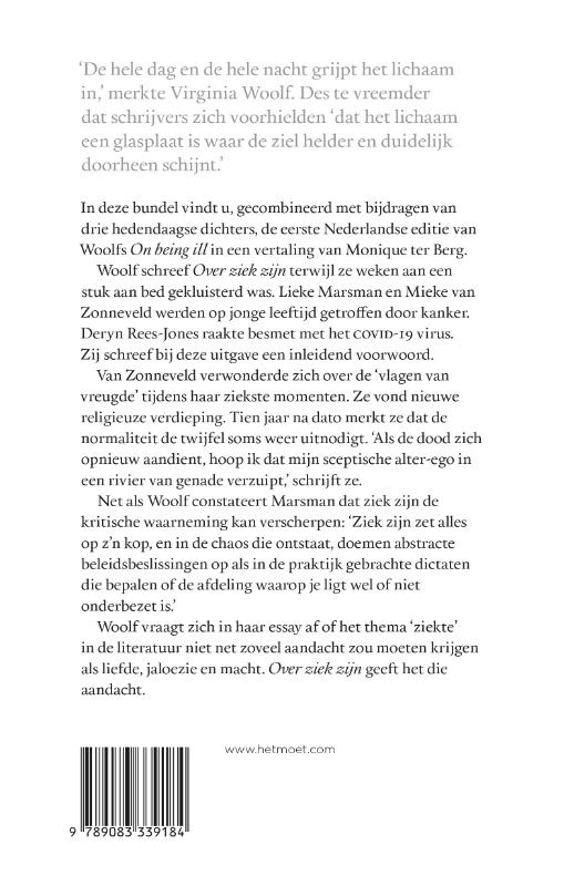 Over ziek zijn achterkant