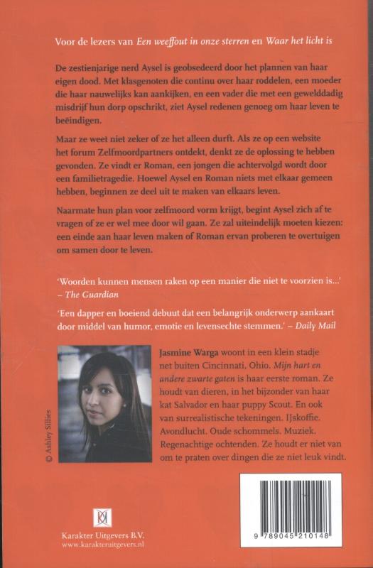 Mijn hart en andere zwarte gaten achterkant