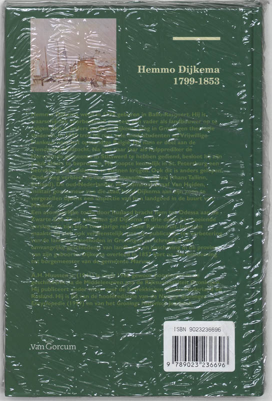Groninger historische reeks 20 - Hemmo Dijkema 1799-1853 achterkant