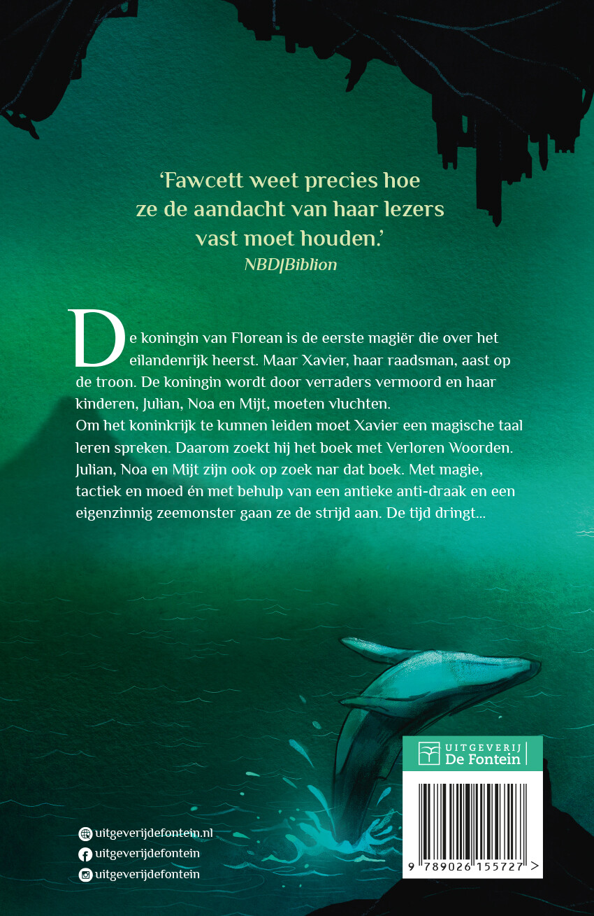 Het eiland van verloren woorden achterkant