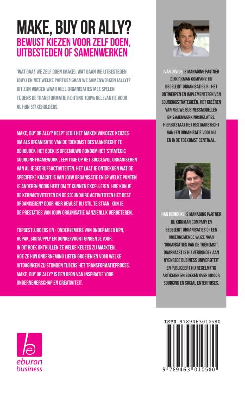 Make, buy or ally? achterkant