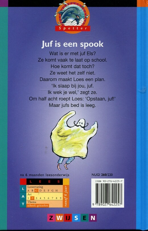Juf is een spook / Spetter / 3 achterkant