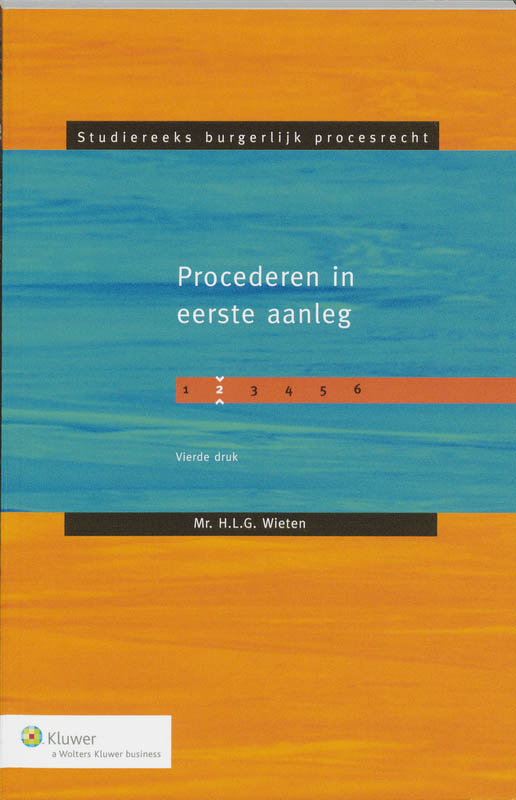 Procederen In Eerste Aanleg / 2