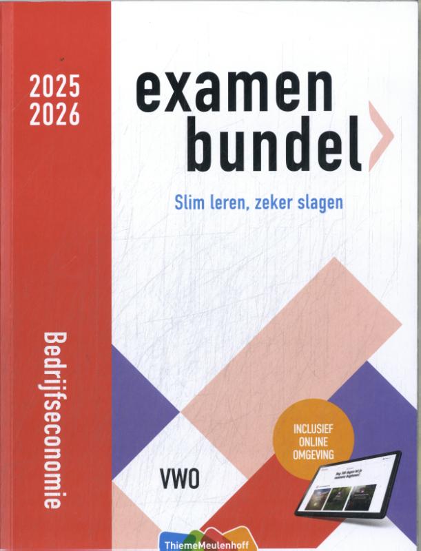 Examenbundel Bedrijfseconomie vwo 2025/2026