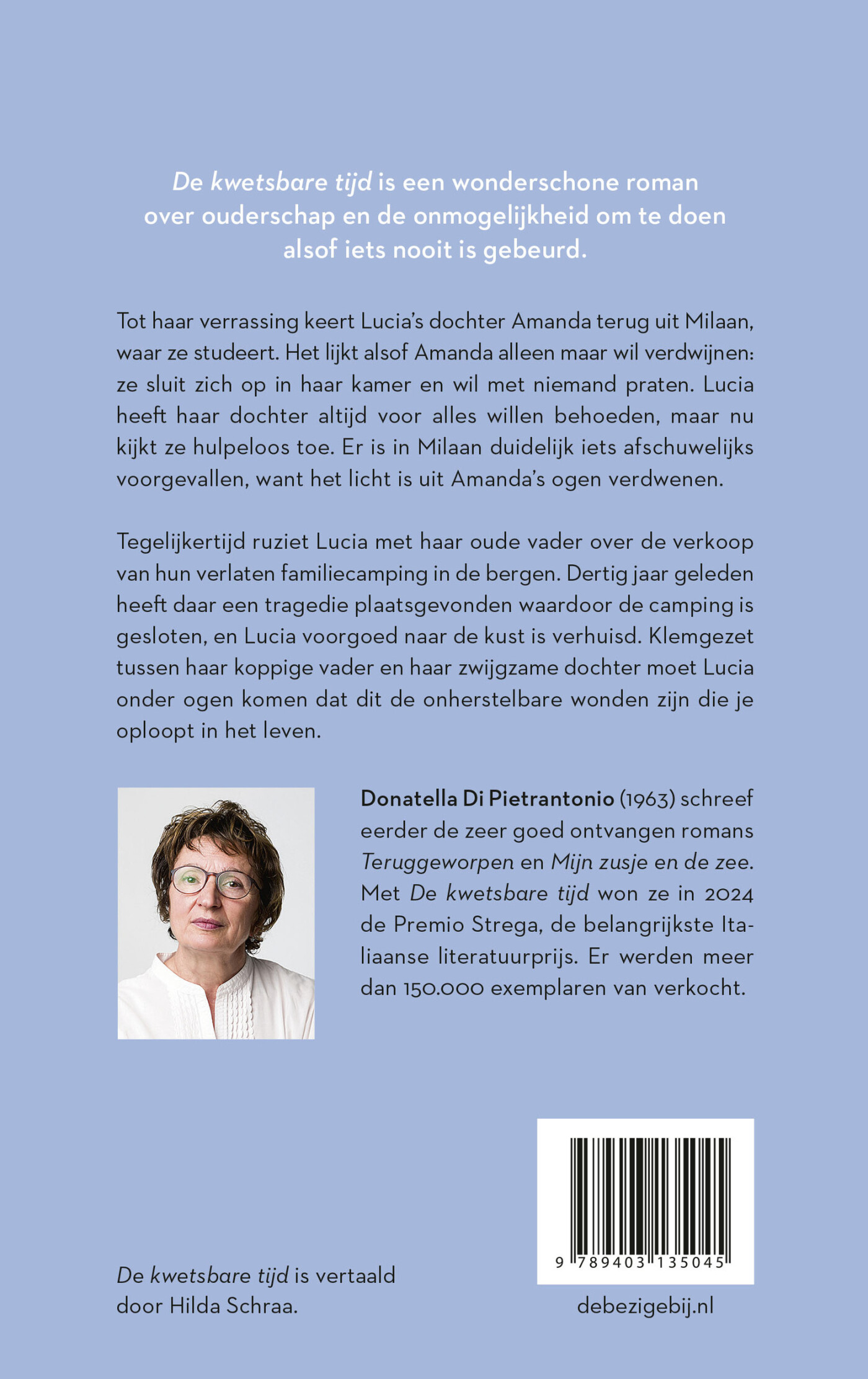 De kwetsbare tijd achterkant
