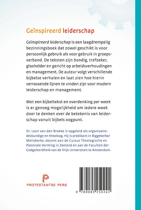 Geinspireerd leiderschap Geinspireerd leiderschap achterkant