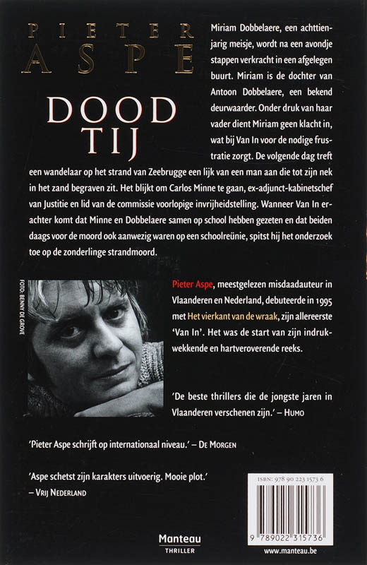 Dood tij / Meesters in Misdaad / 6 Dood tij / Meesters in Misdaad / 6 achterkant