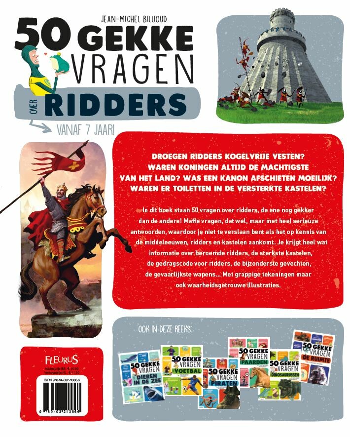 50 gekke vragen over ridders / 50 gekke vragen achterkant