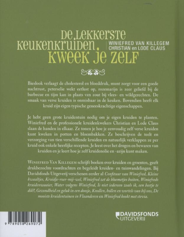De lekkerste keukenkruiden kweek je zelf De lekkerste keukenkruiden kweek je zelf achterkant