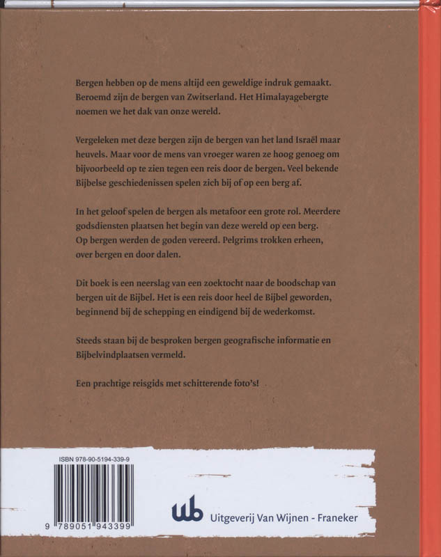 Rondom Jeruzalem zijn bergen achterkant