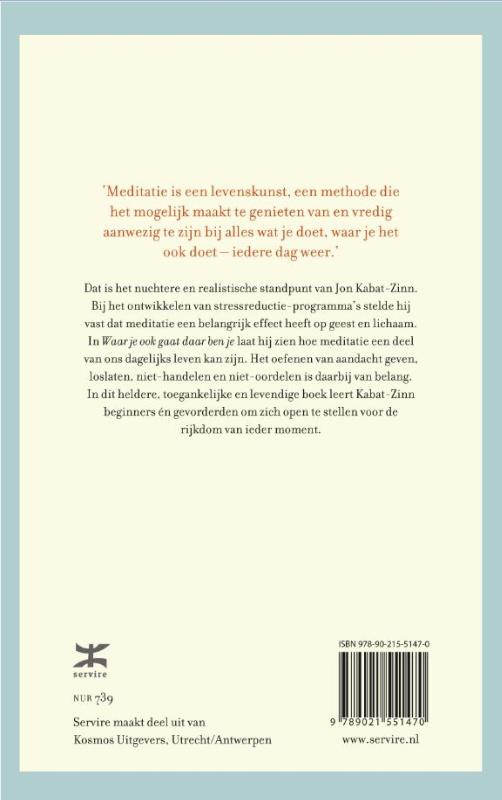 Waar je ook gaat, daar ben je Waar je ook gaat, daar ben je achterkant