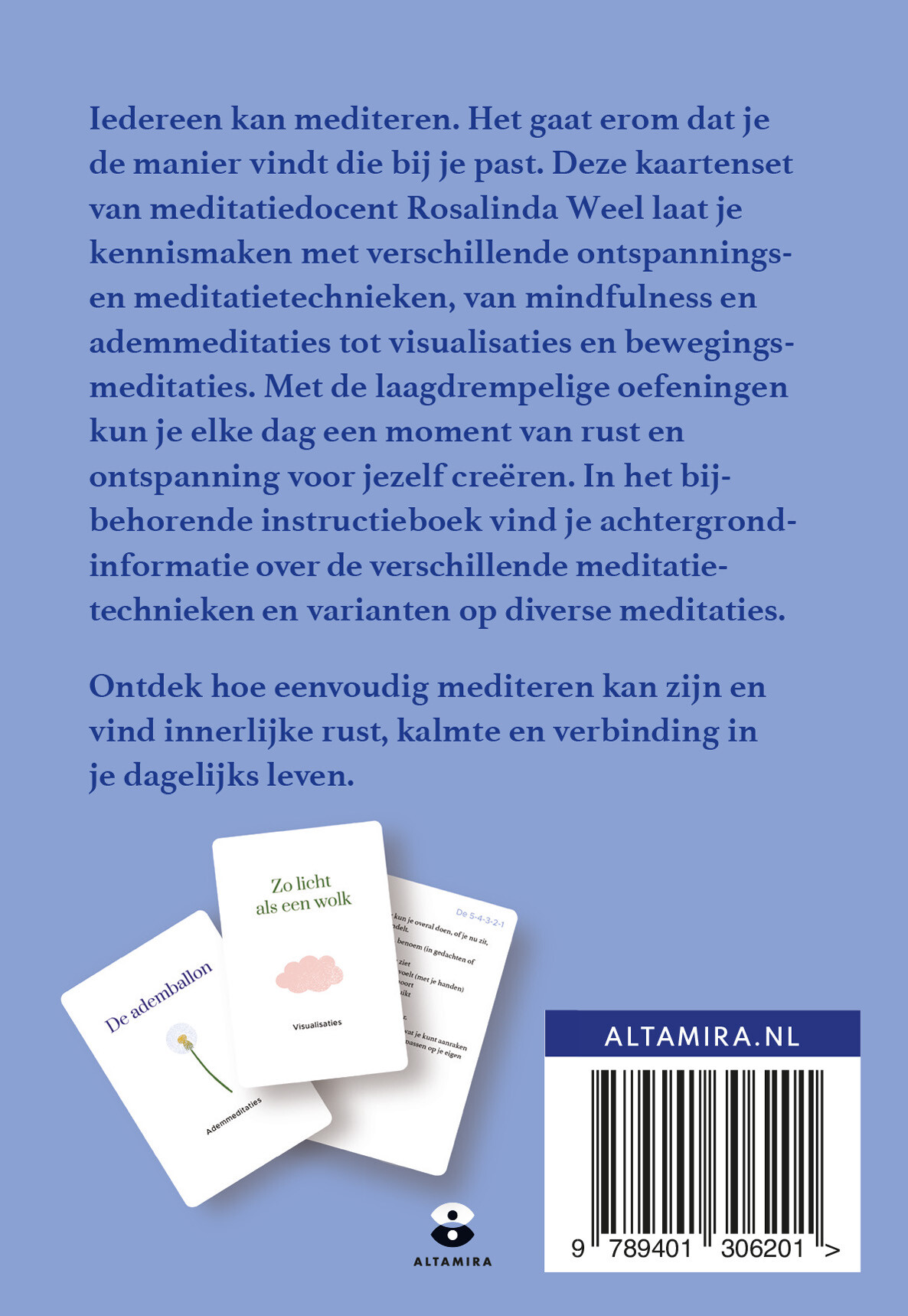 Rust in je hoofd achterkant