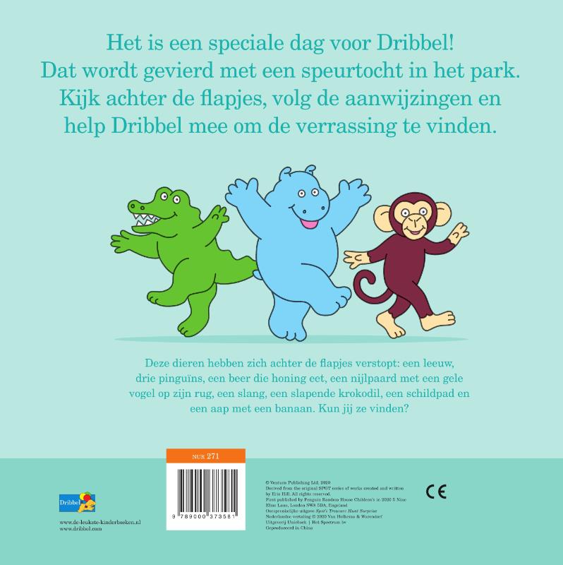 Dribbel  -   De speurtocht van Dribbel achterkant