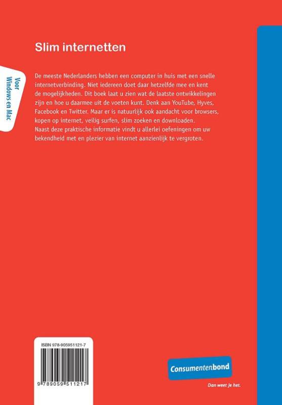 Slim internetten / PC handboek achterkant