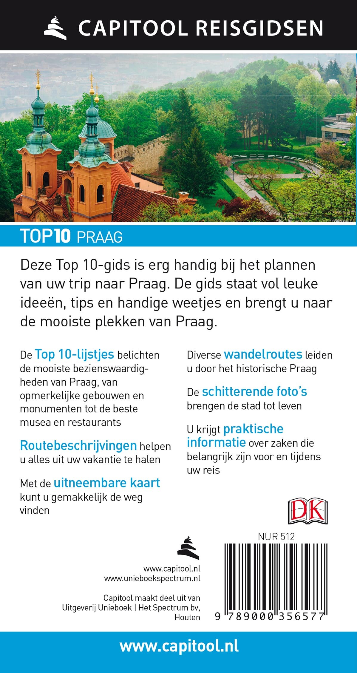 Praag / Capitool Reisgidsen Top 10 achterkant