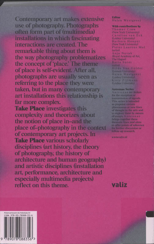 Take Place / Antennae achterkant