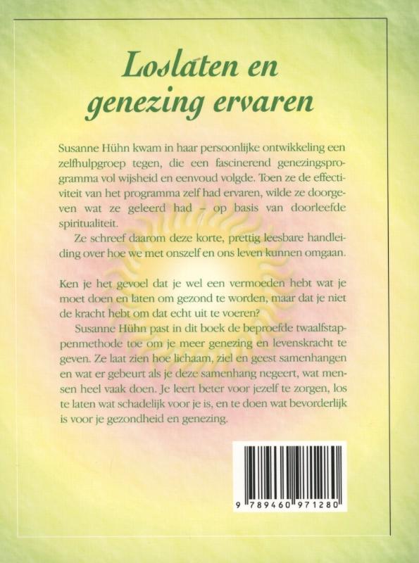 Loslaten en genezing ervaren achterkant