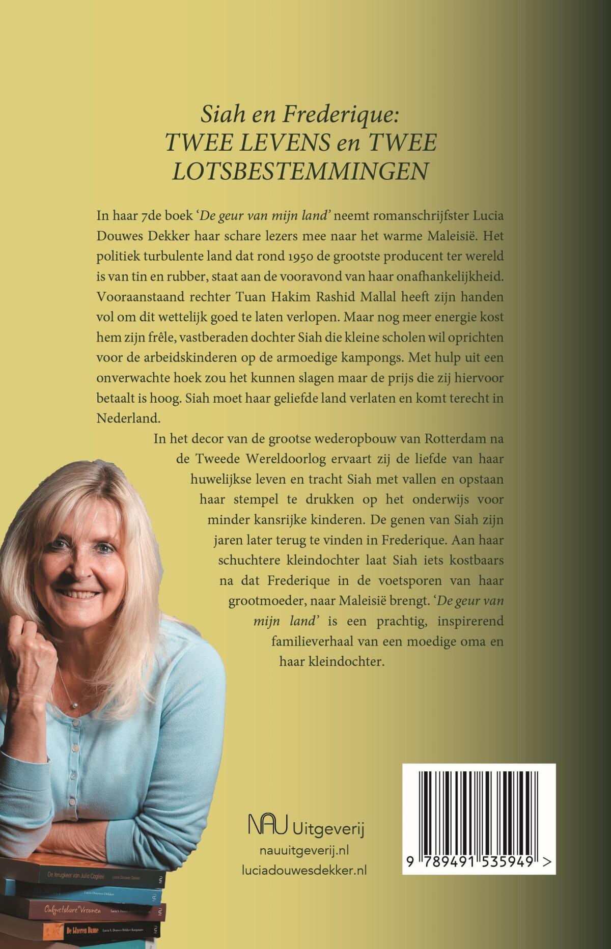 De geur van mijn land achterkant