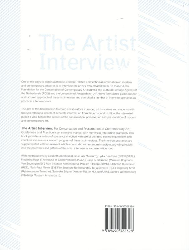 The Artist Interview achterkant