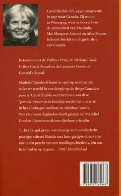 De stenen dagboeken achterkant