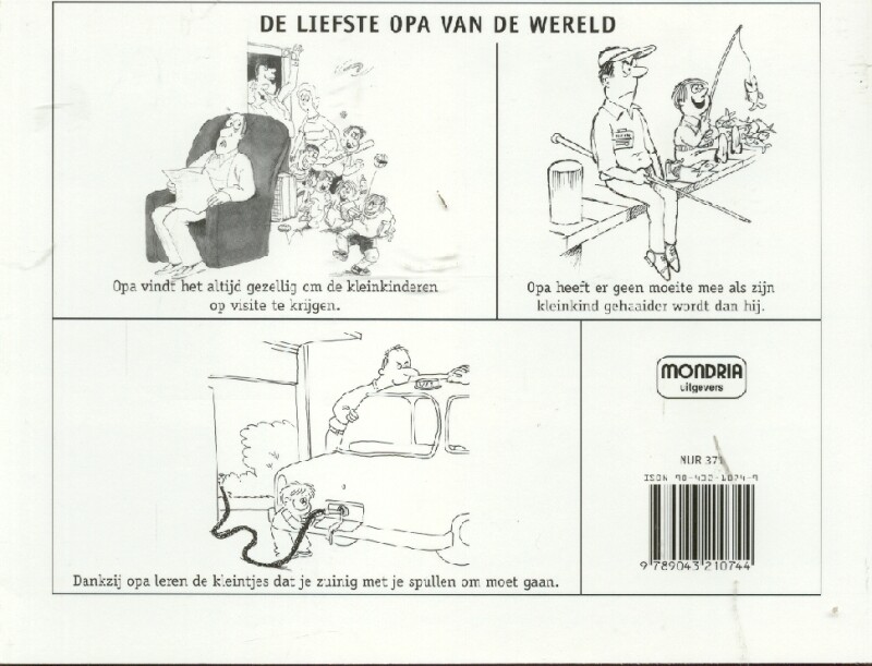 LIEFSTE OPA VAN DE WERELD achterkant