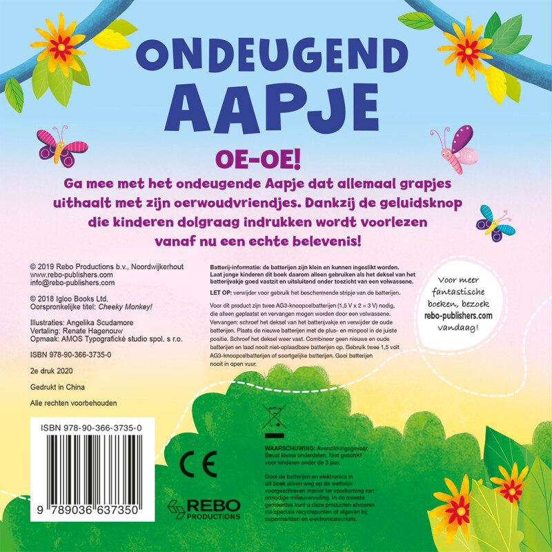 Ondeugend aapje / 1 geluid achterkant