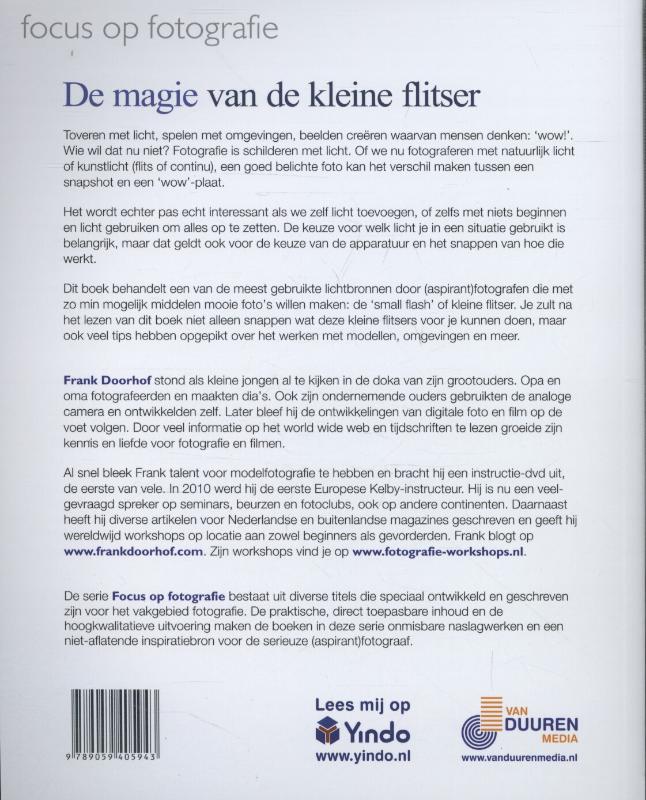 De magie van de kleine flitser / Focus op fotografie achterkant