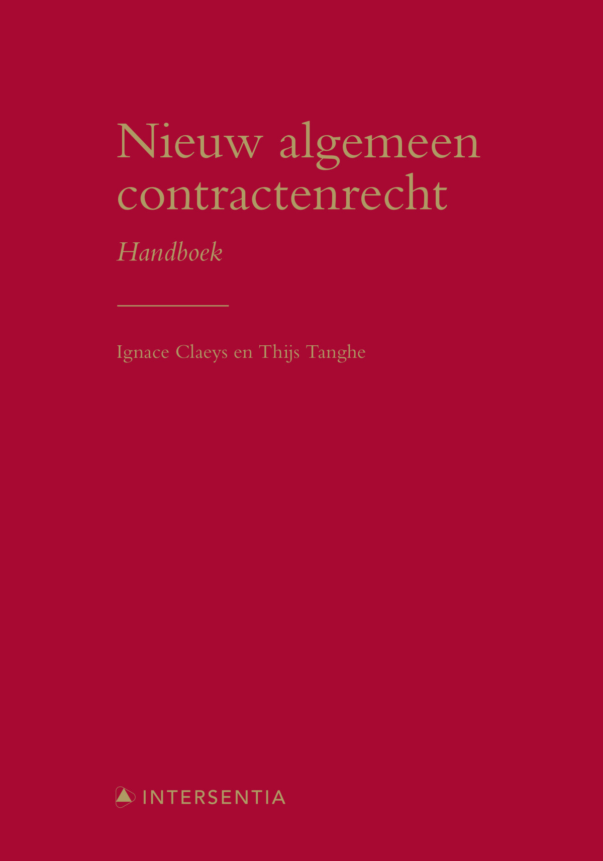 Nieuw algemeen contractenrecht (studenteneditie)