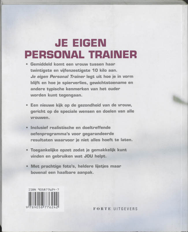 Je Eigen Personal Trainer achterkant