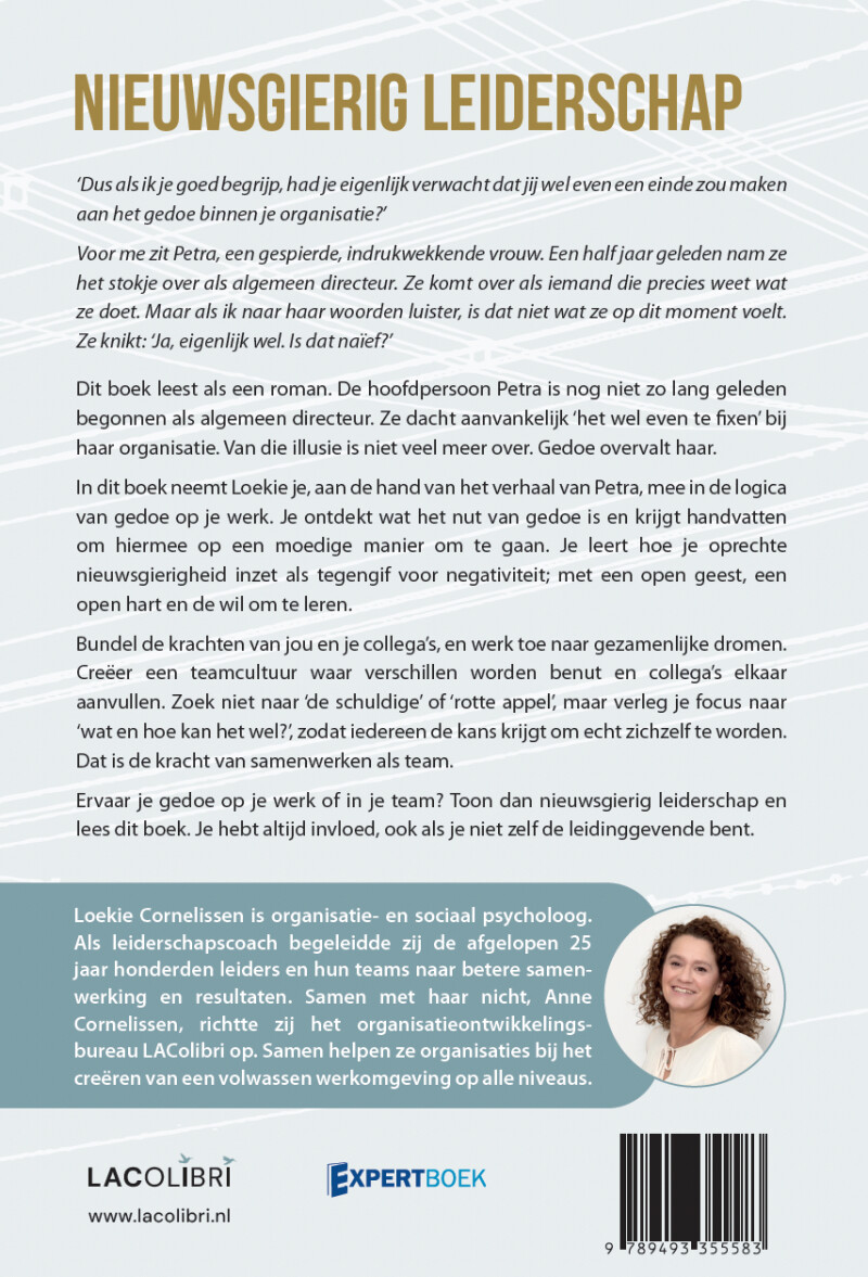 Nieuwsgierig Leiderschap achterkant