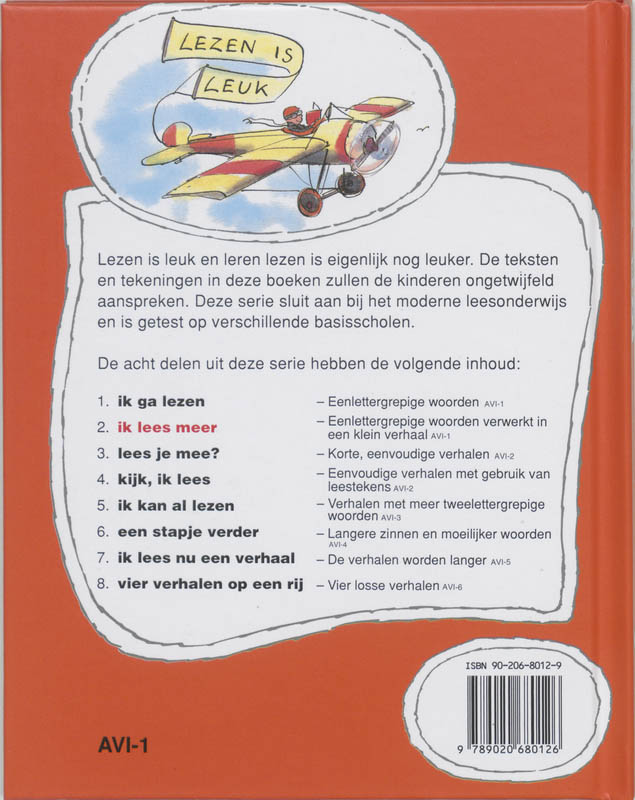 ik lees meer / Lezen is leuk / 2 achterkant