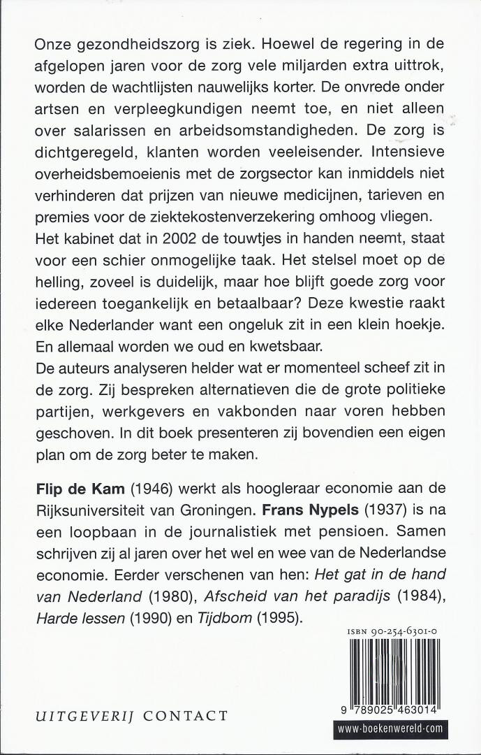 De zorg van Nederland achterkant