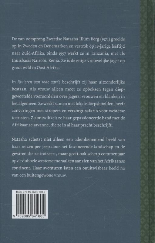 Rivieren van rode aarde achterkant