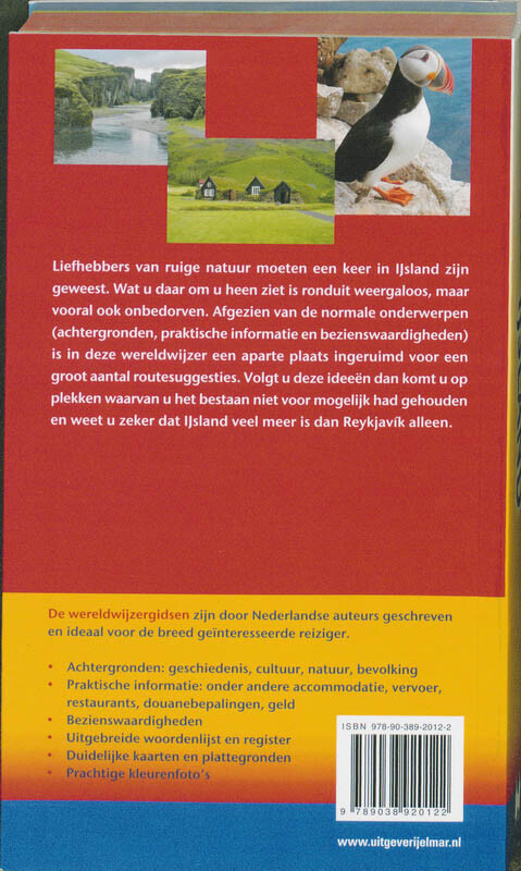 IJsland / Wereldwijzer achterkant