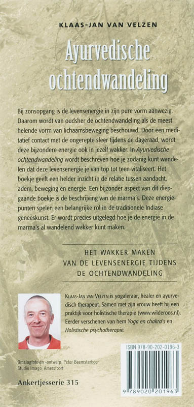 Ayurvedische ochtendwandeling / Ankertjes / 315 achterkant