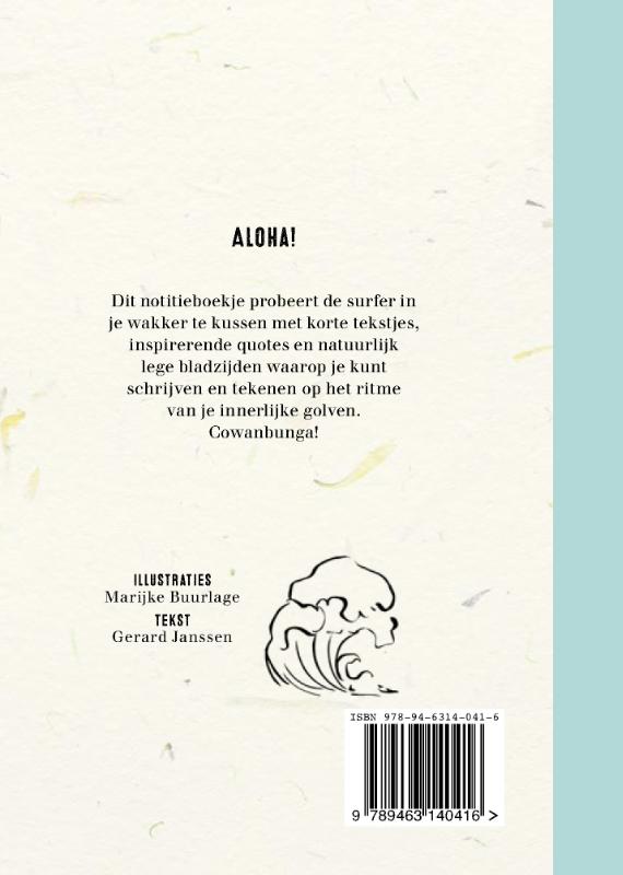 Pocket Surfboek achterkant