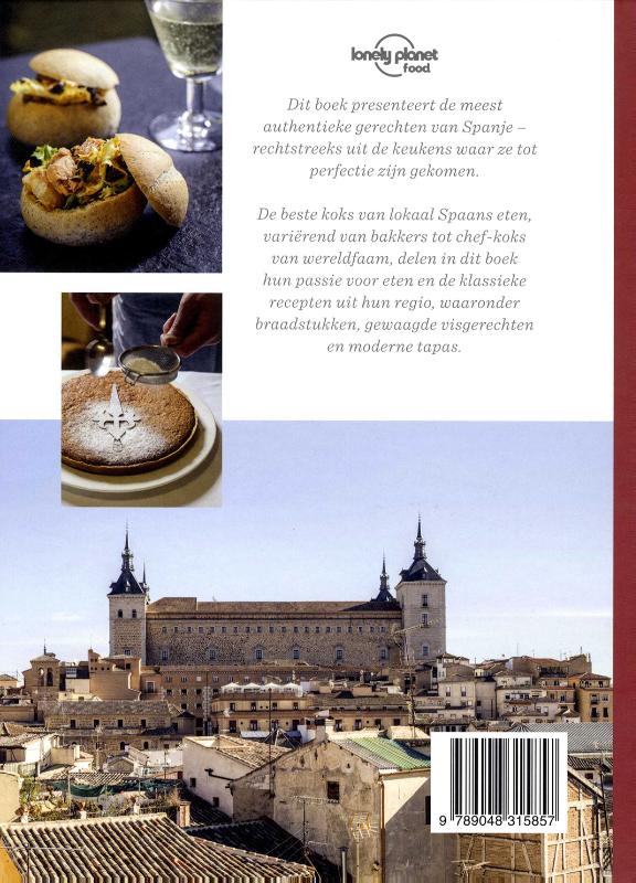 Spanje / Lonely Planet Food achterkant