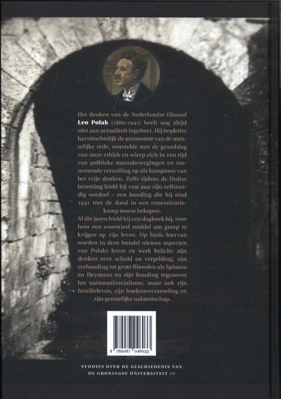 Studies over de Geschiedenis van de Groningse Universiteit 10 -   Nieuw licht op Leo Polak (1880-1941) achterkant