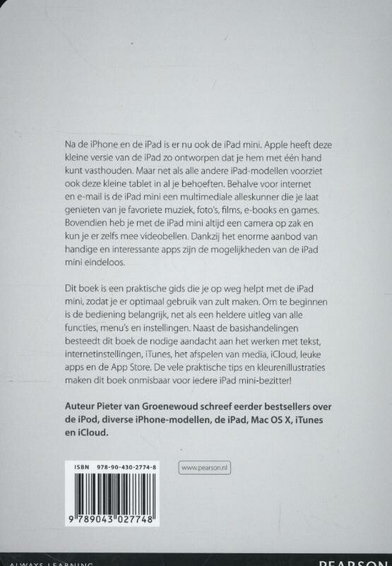 Het iPad mini boek / Mac achterkant