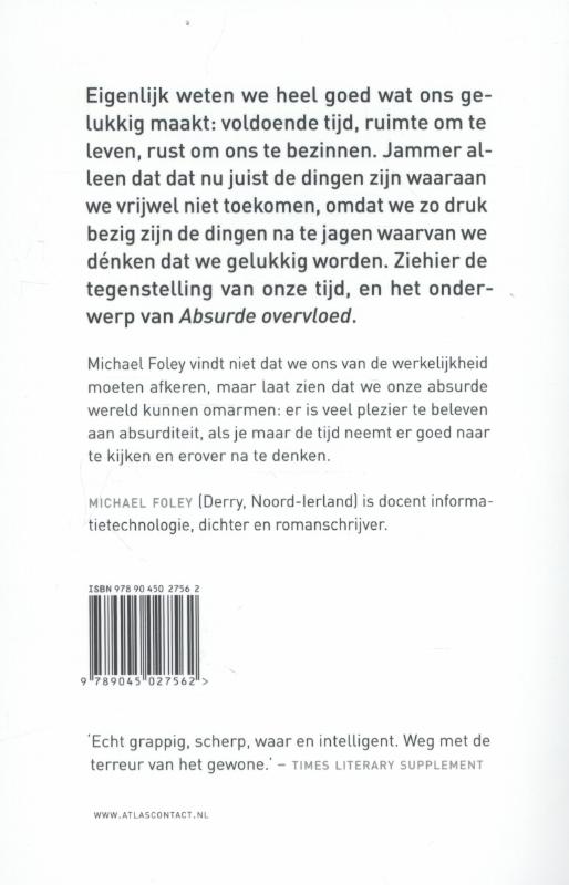 Absurde overvloed achterkant