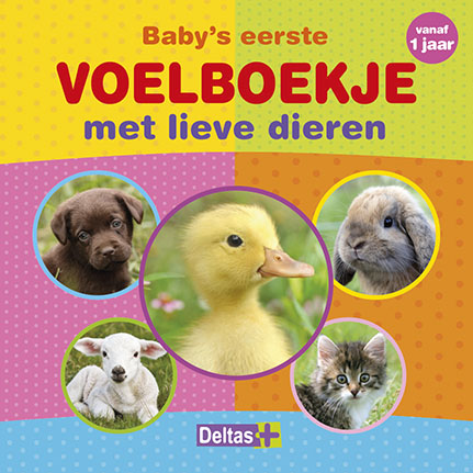 Baby's eerste voelboekje met lieve dieren