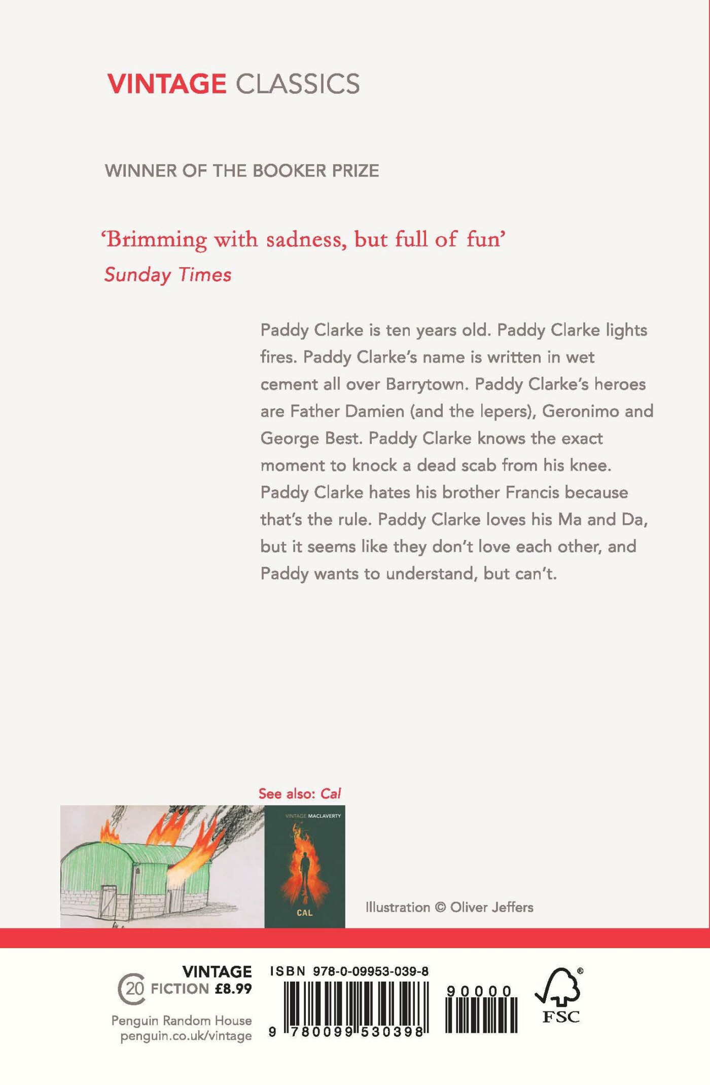 Paddy Clarke Ha Ha Ha / Irish Classics achterkant