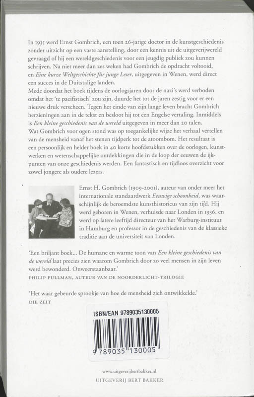Een kleine geschiedenis van de wereld achterkant