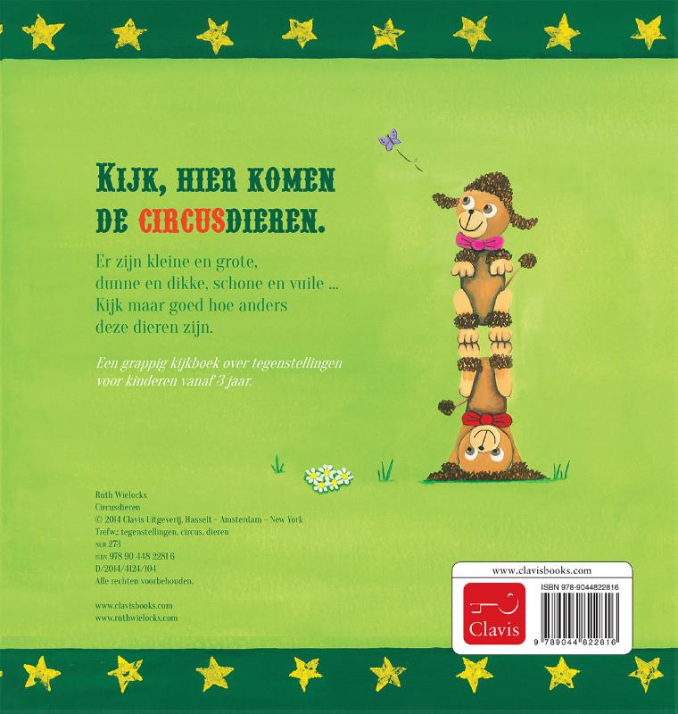 Circusdieren achterkant