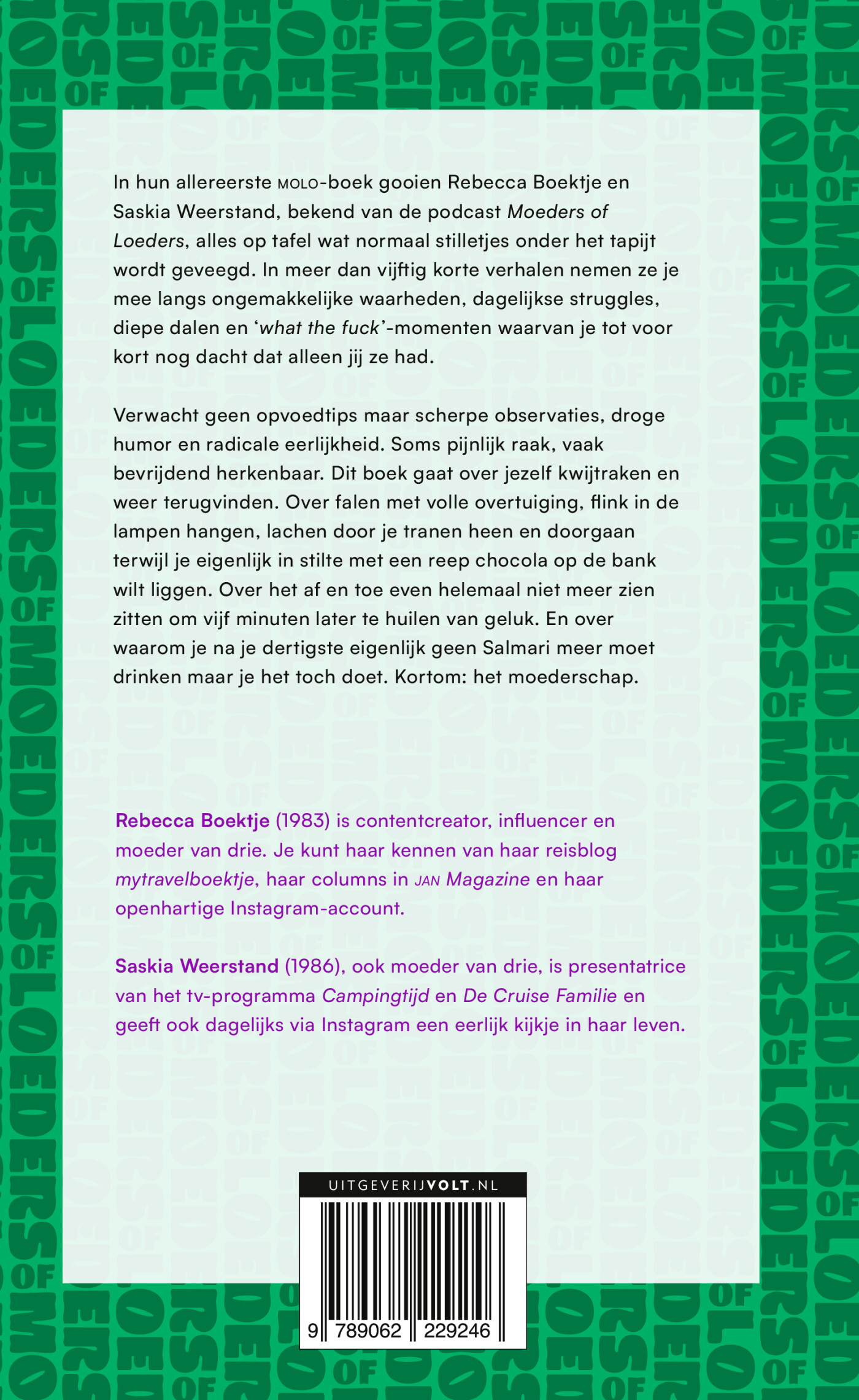 Moeders of loeders - ongefilterd achterkant