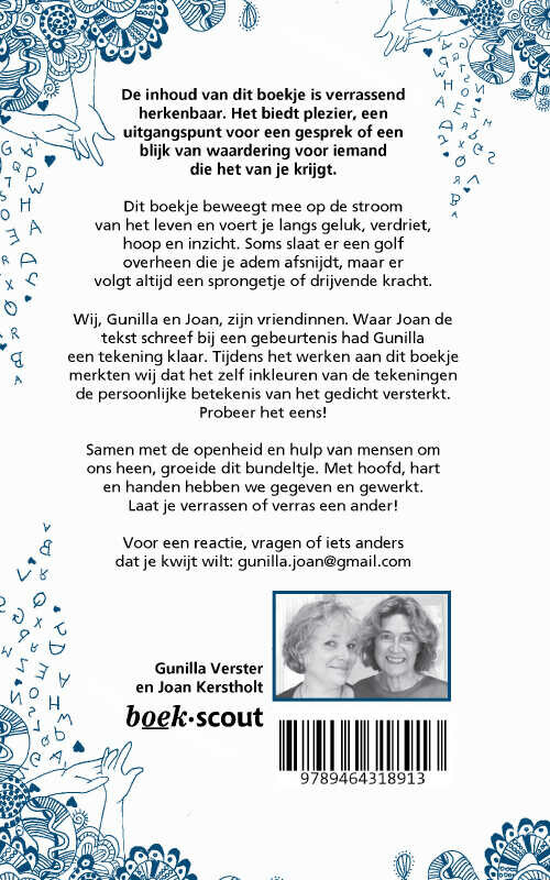 In mijn hoofd en hart en handen achterkant